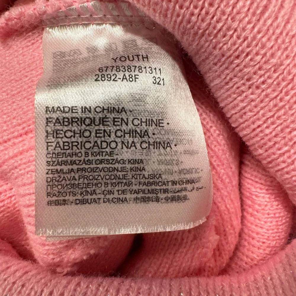 Nike Beanie and Gloves‎ Girls Youth Pink Sparkle Winter Hat Set One Size NEW